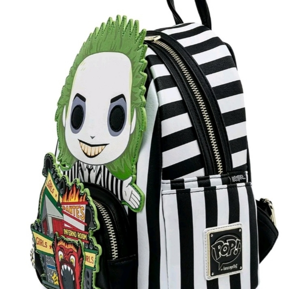 LOUNGEFLY X Beetlejuice Dante’s Inferno POP! Mini Backpack